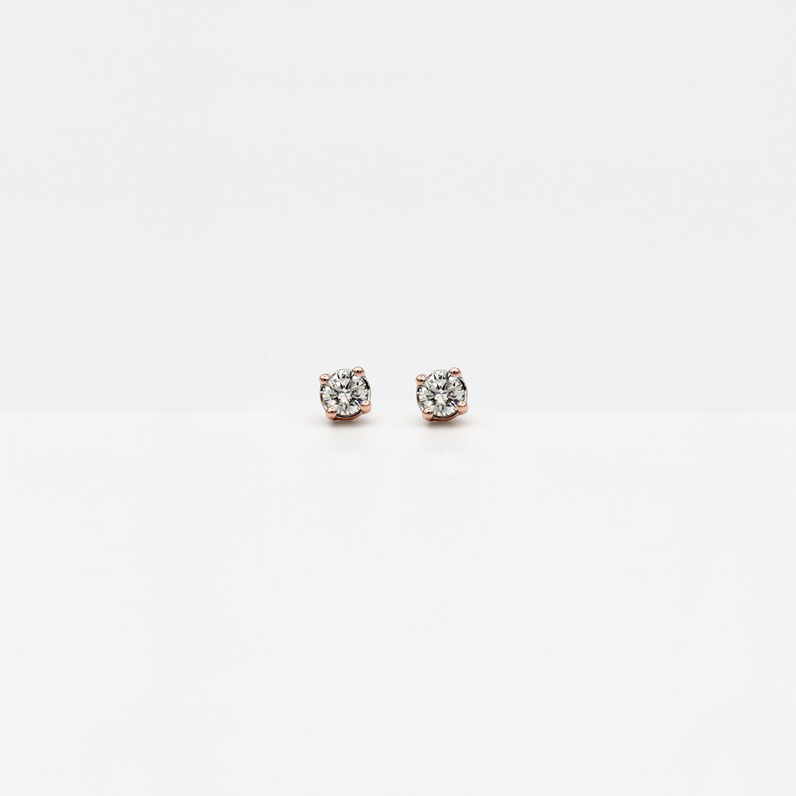 Ronde Diamanten Oorknoppen