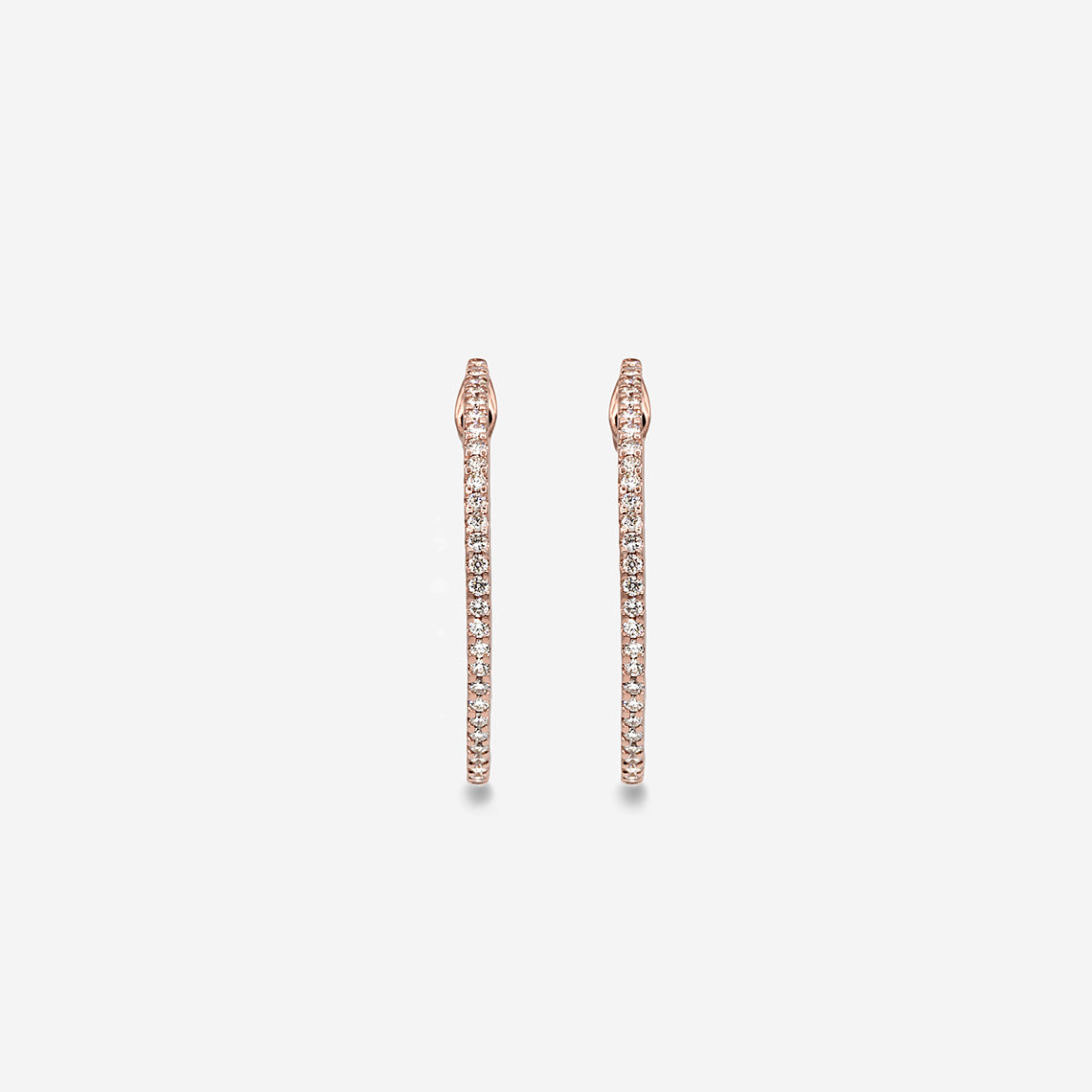 Diamond Pavé Hoops