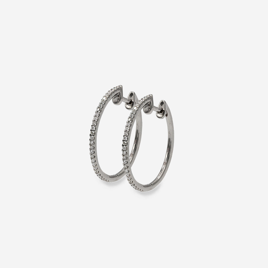 Diamond Pavé Hoops