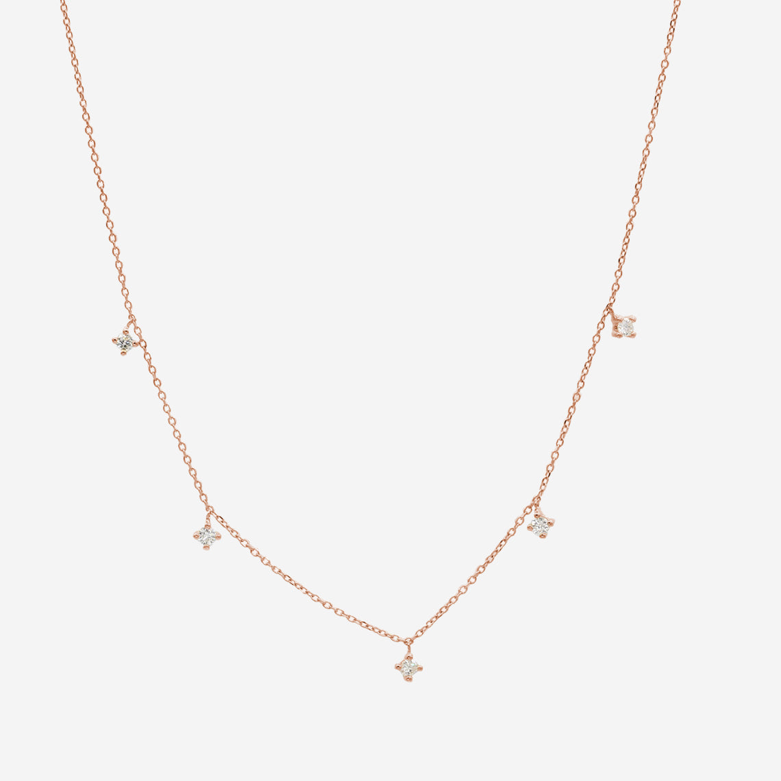 Floating Diamond Necklace