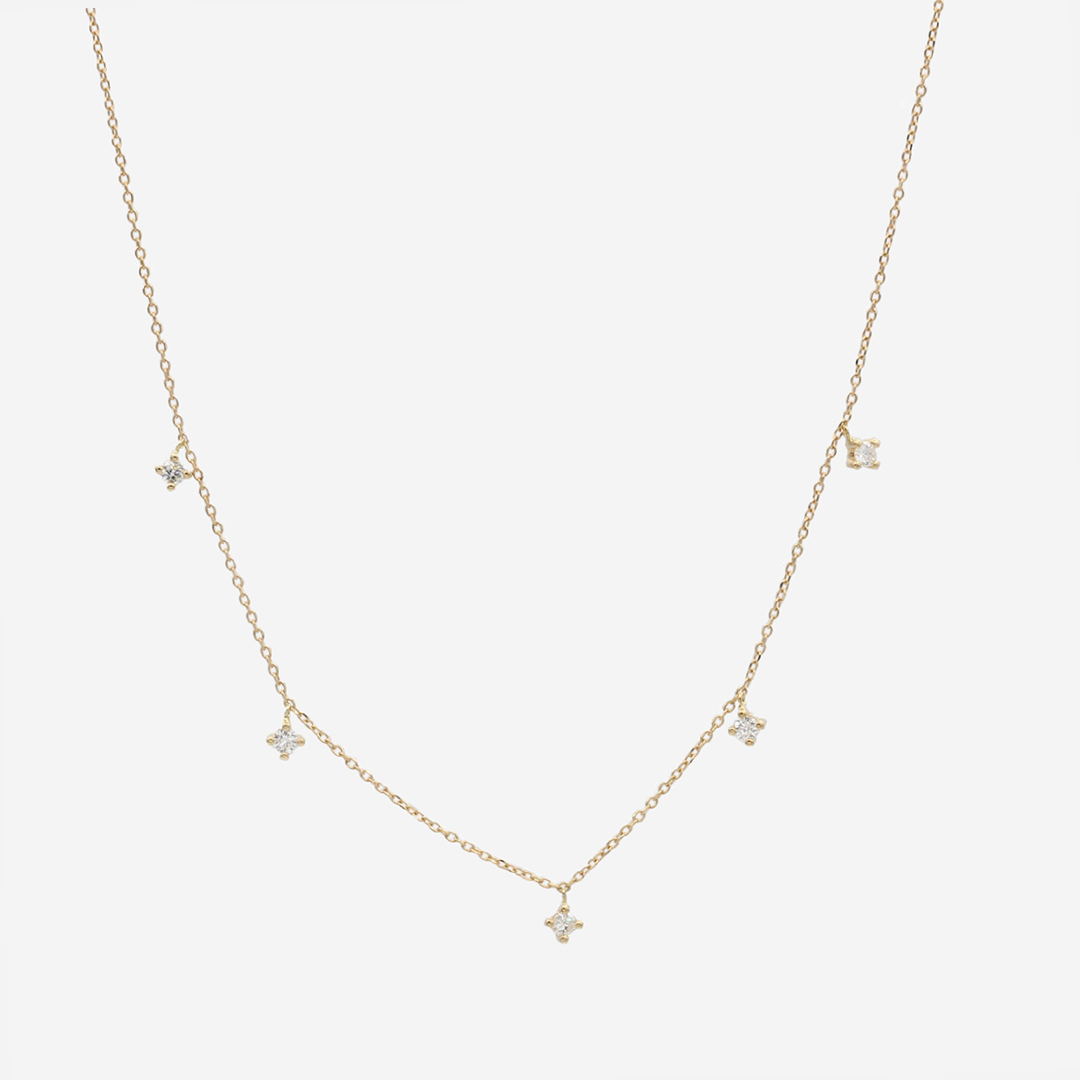 Floating Diamond Necklace
