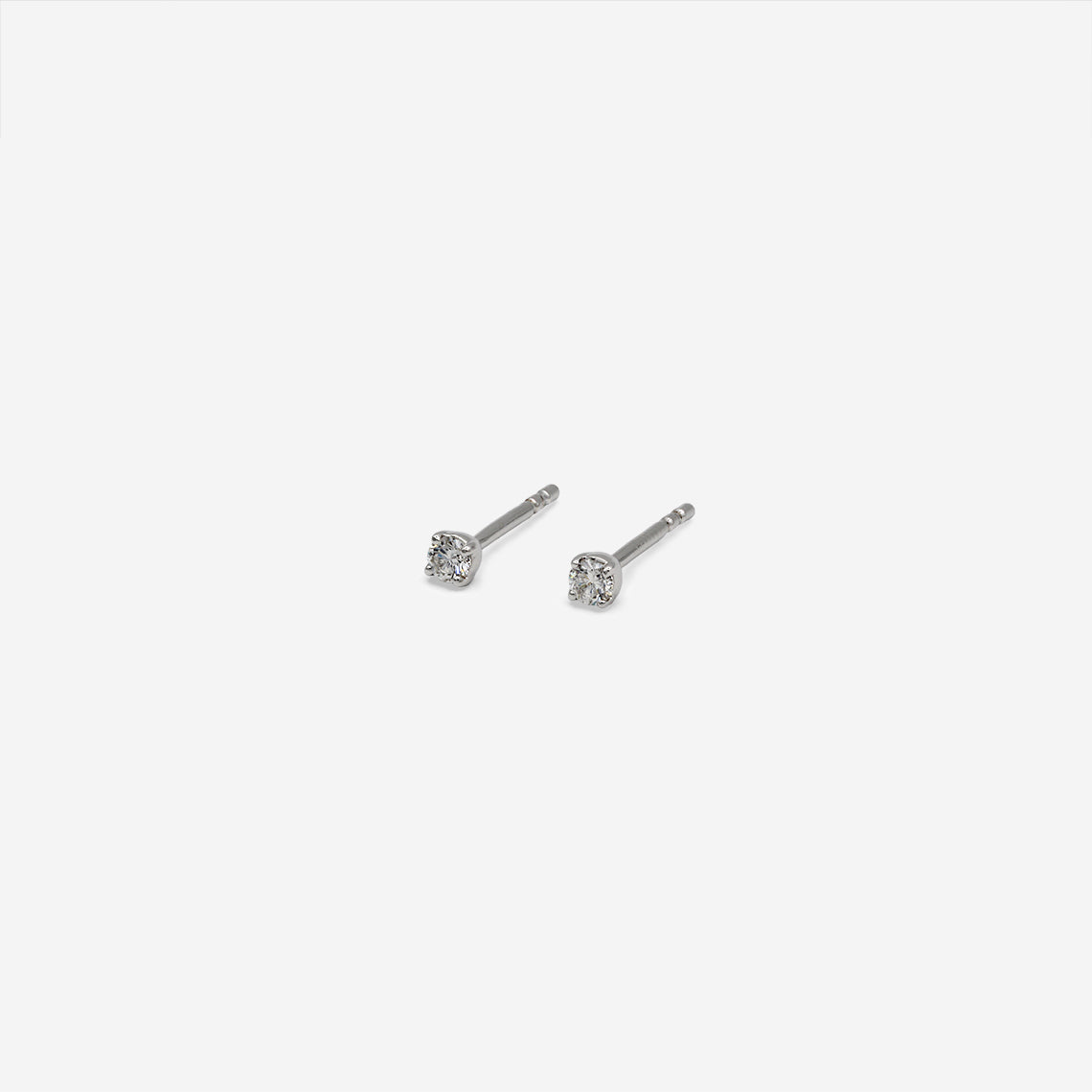 Mini Round Diamond Studs