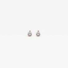 Load image into Gallery viewer, Pear Diamond Studs
