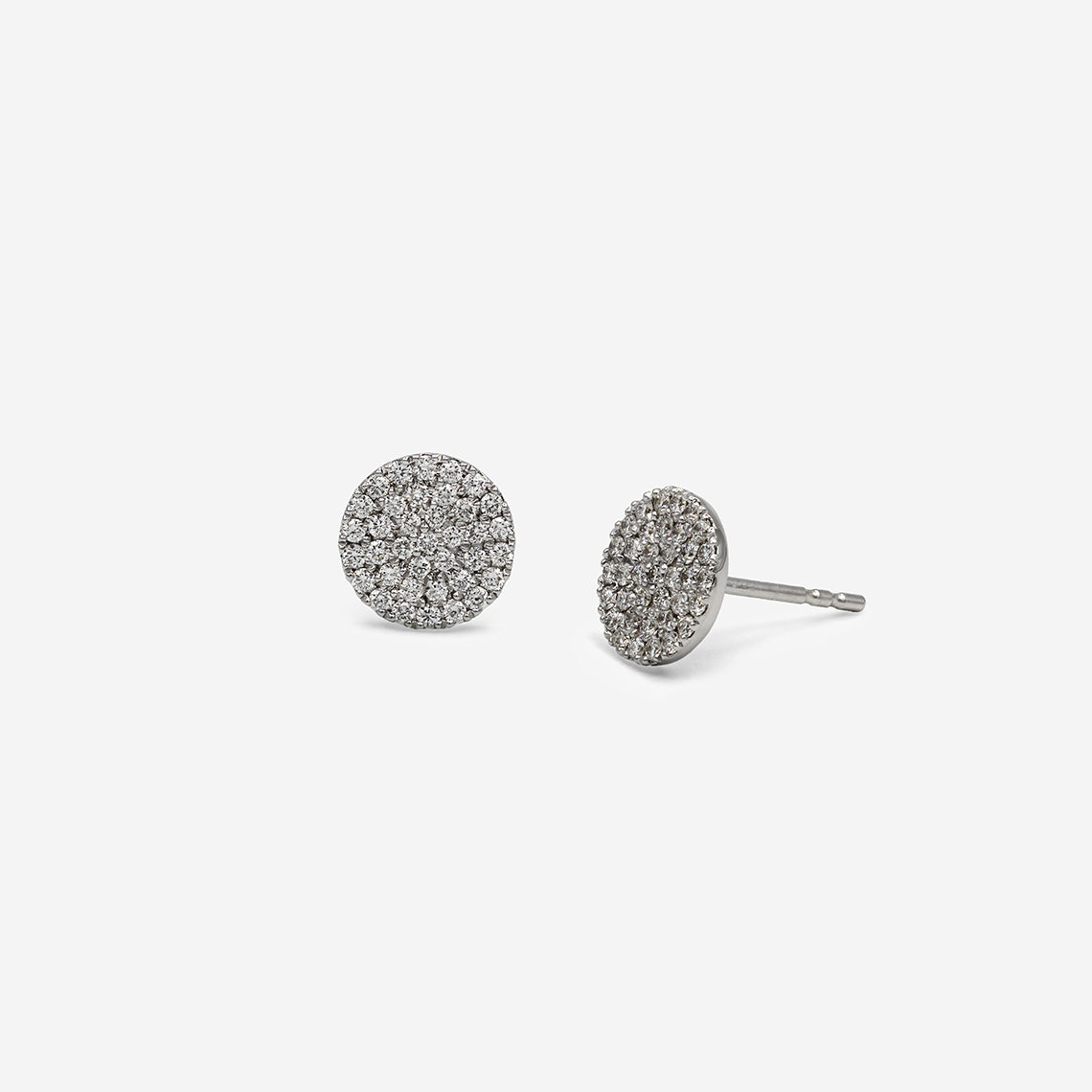 Round Pavé Studs