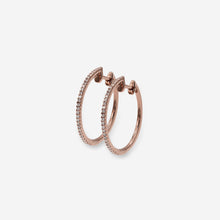 Load image into Gallery viewer, Diamond Pavé Hoops
