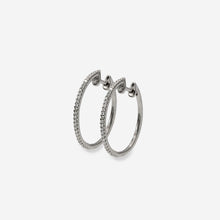 Load image into Gallery viewer, Diamond Pavé Hoops
