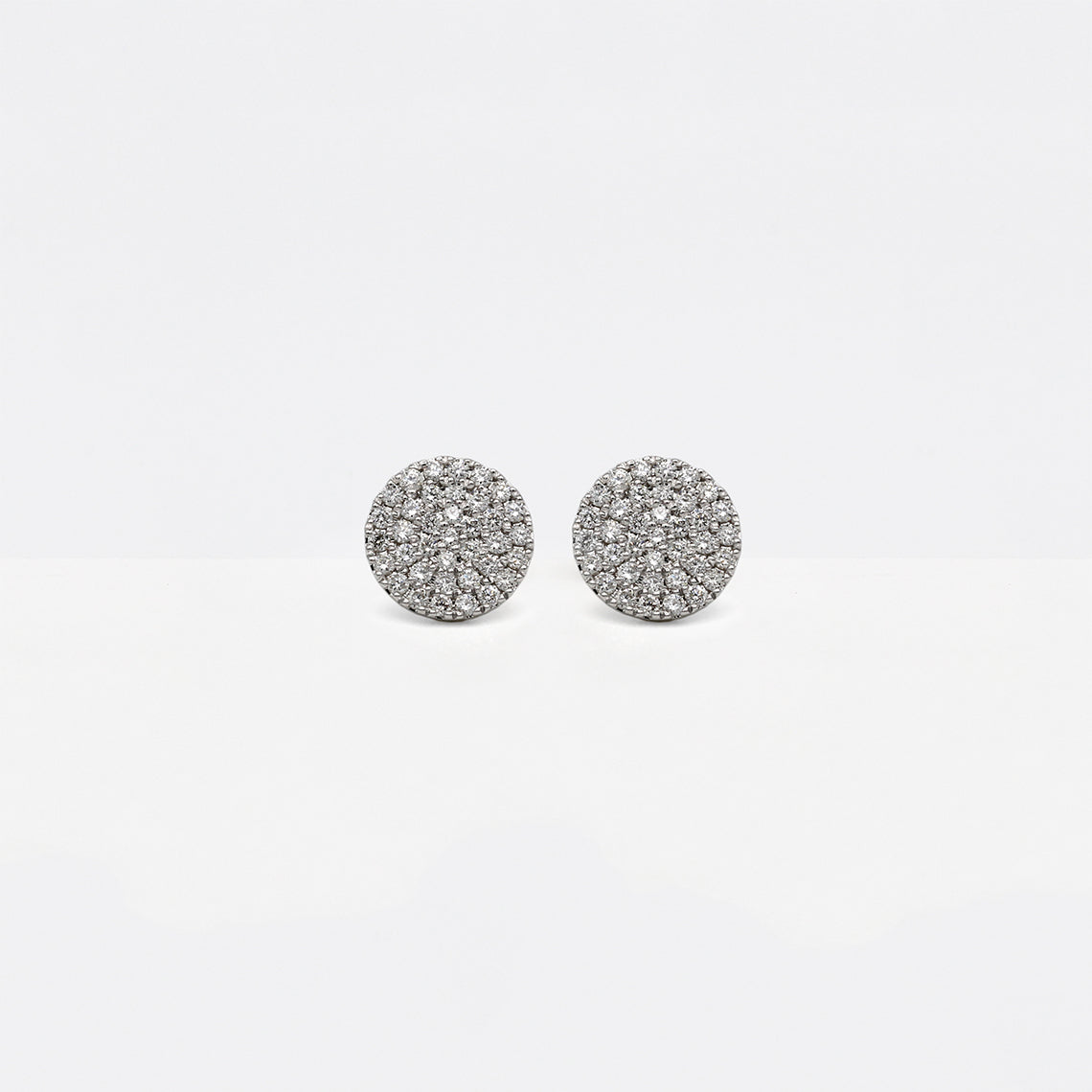 Round Pavé Studs